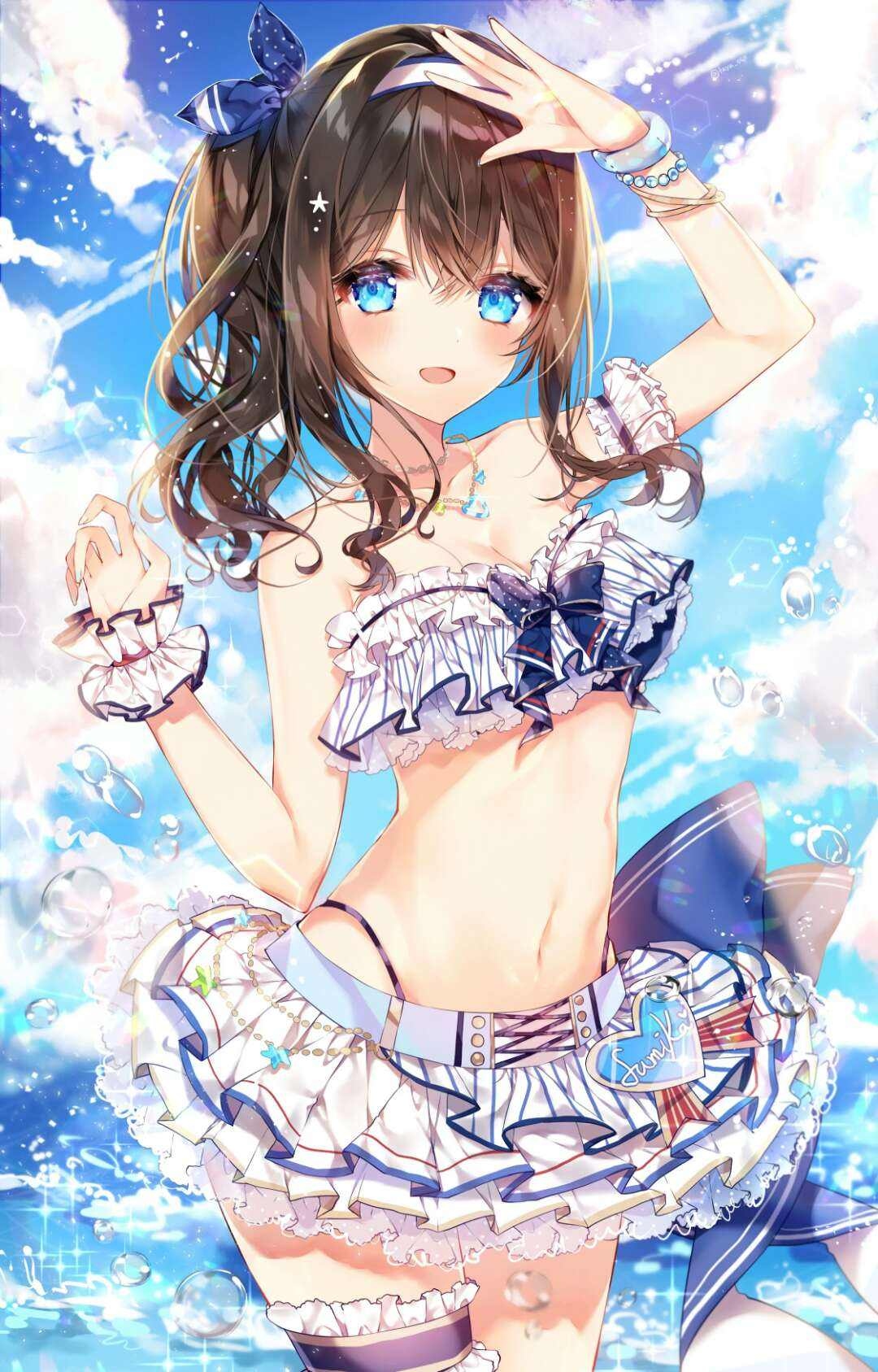 泳装美女动漫少女