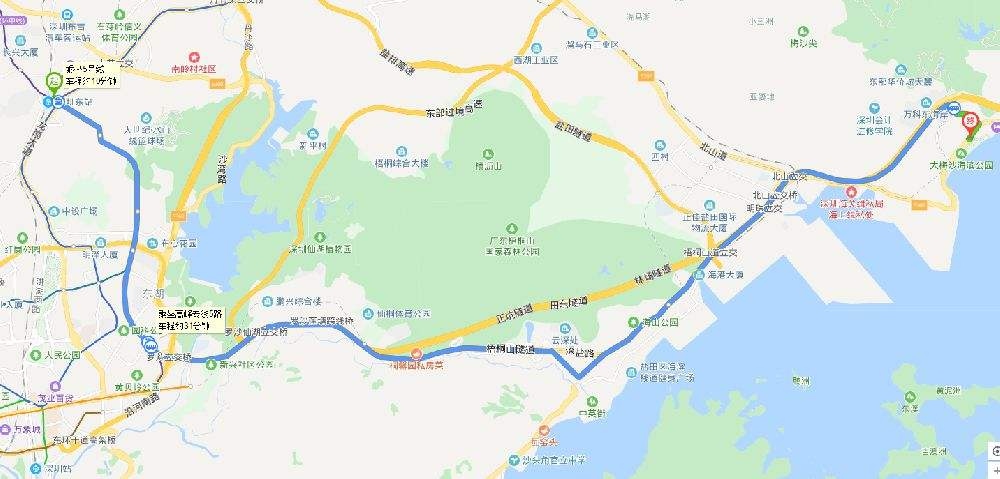 大梅沙地铁站