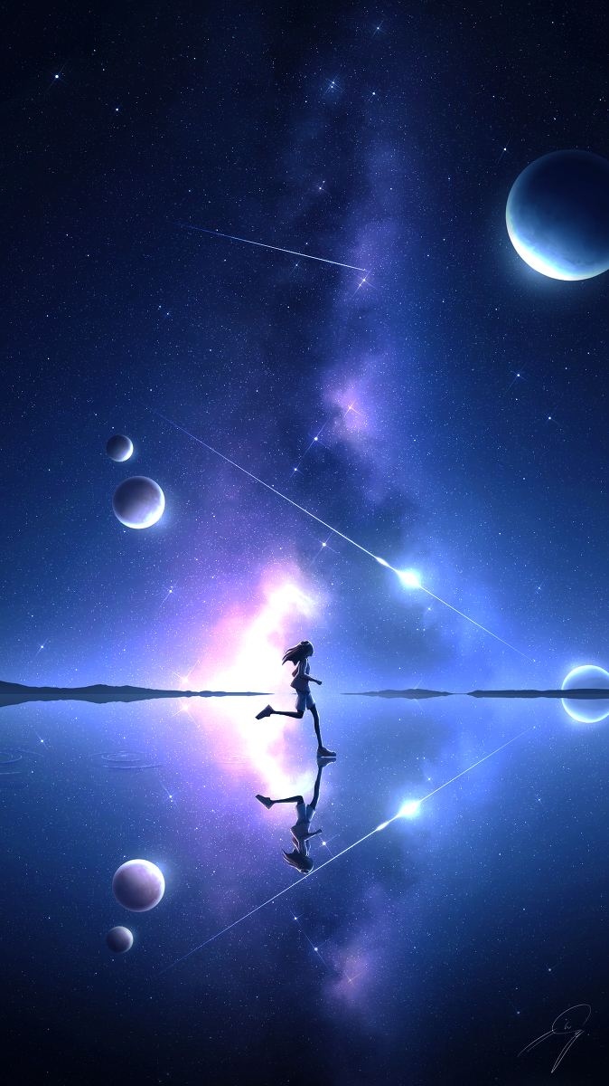 手机壁纸动漫星空