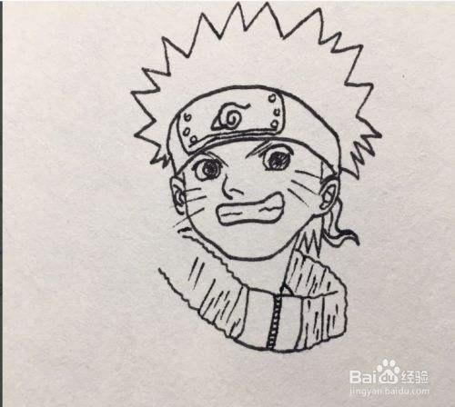 火影忍者线条画