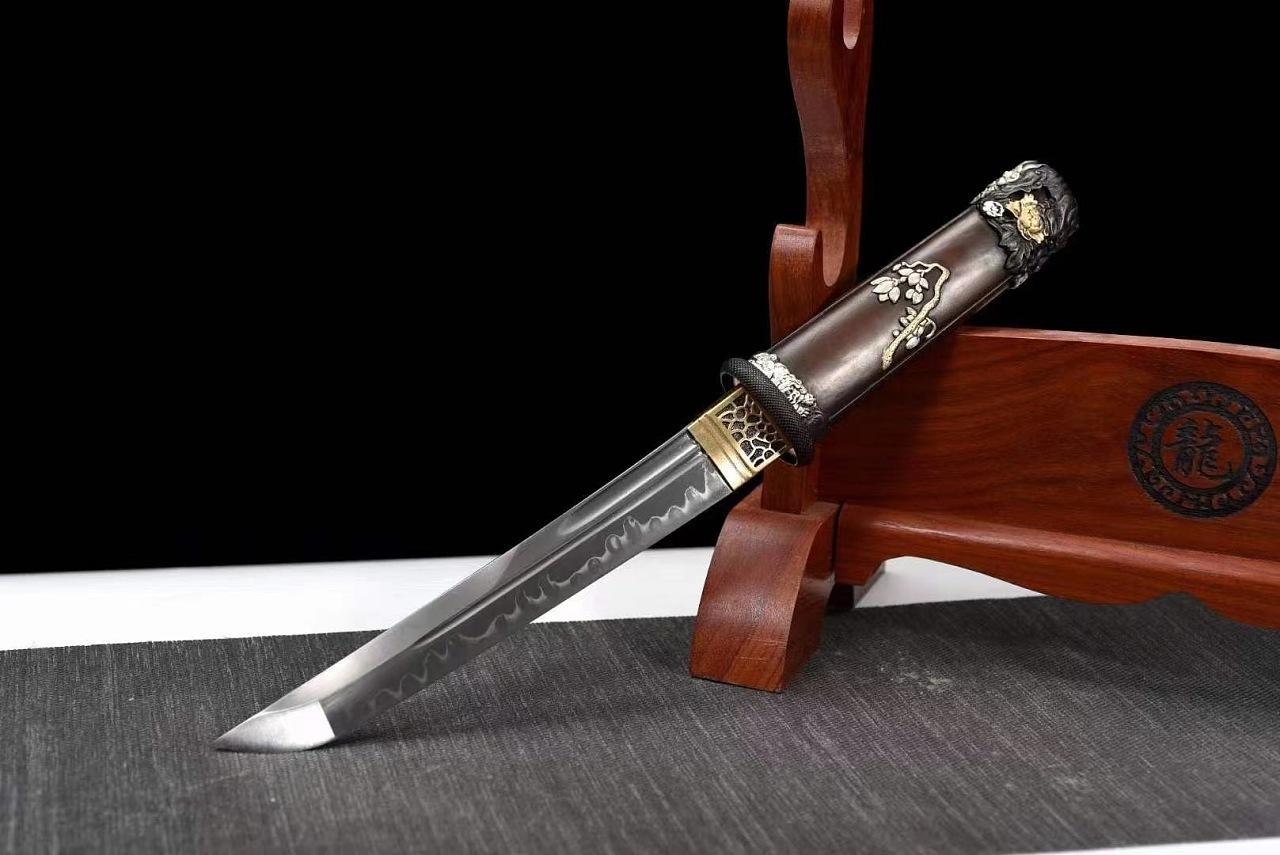 折叠钢研磨版日本雕物短刀 和风堂美术刀剑|手工艺|其他手工艺|和风堂美术刀剑 - 原创作品 - 站酷 (ZCOOL)