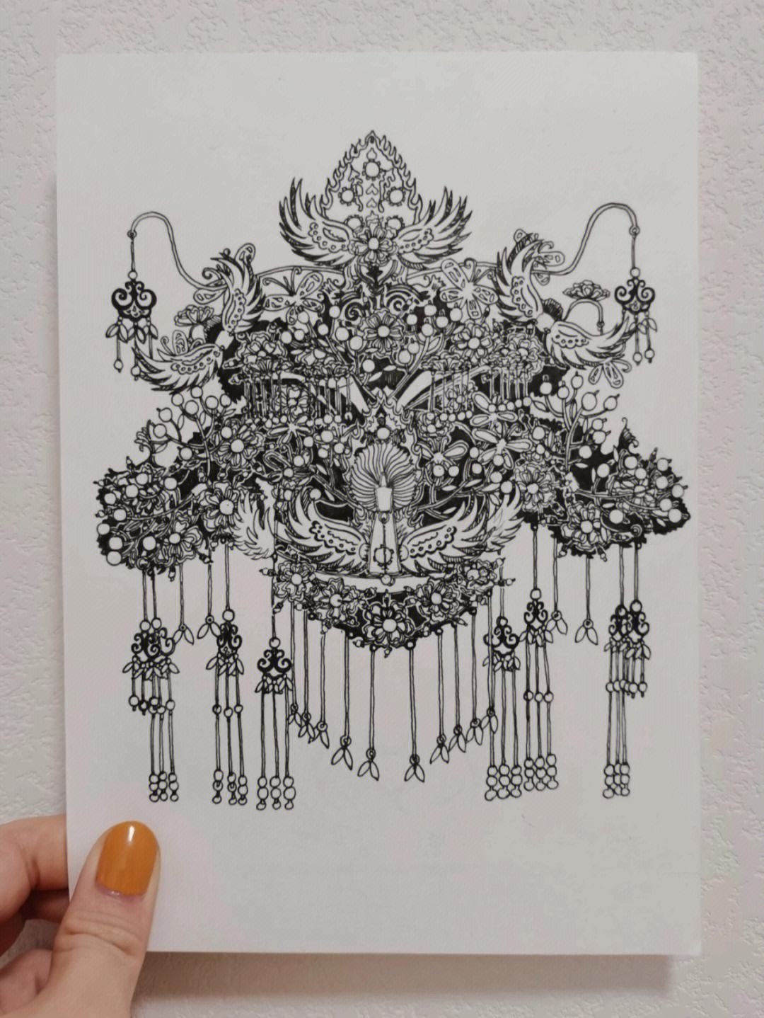凤冠图片简易手绘