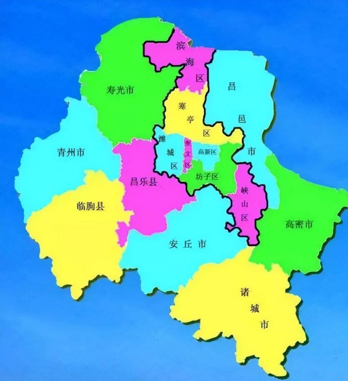 山东市情市况——潍坊篇 潍坊, 古称 潍坊市潍城区行政区划