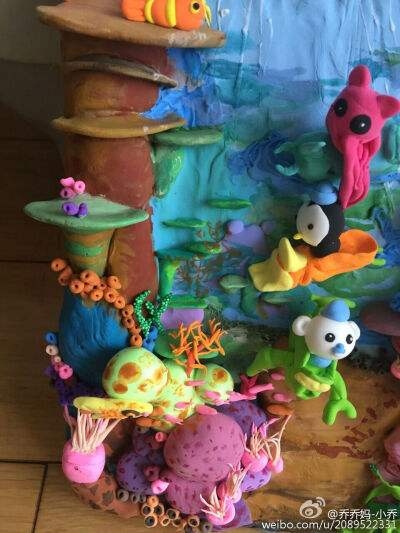 超轻粘土海洋主题