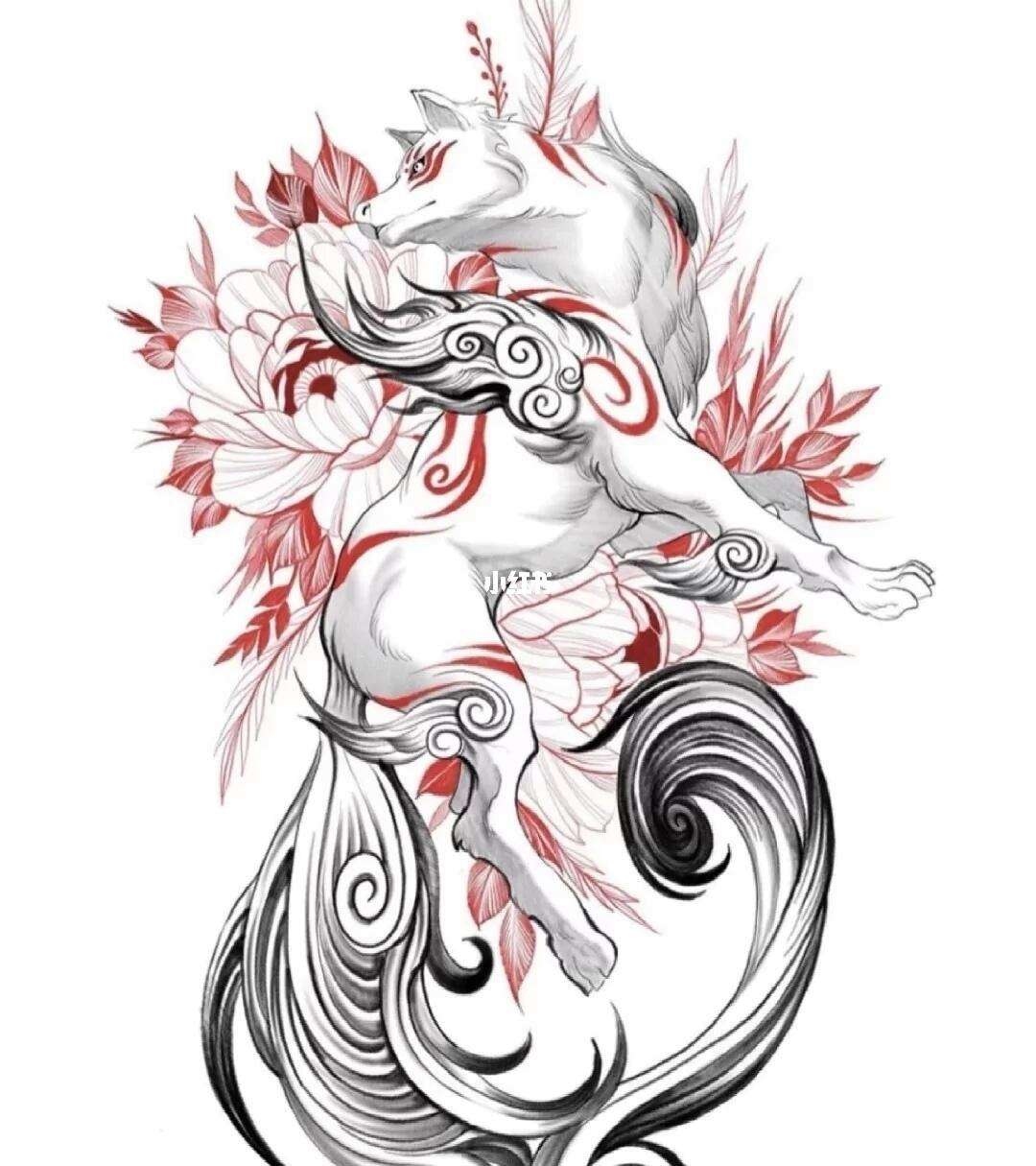 狐狸纹身：超自然的神秘生物_象征
