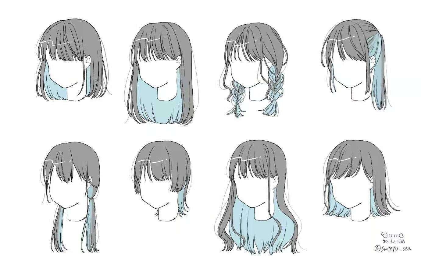 想画出真实的头发质感怎么办？这也许是一个快速画法 - 知乎