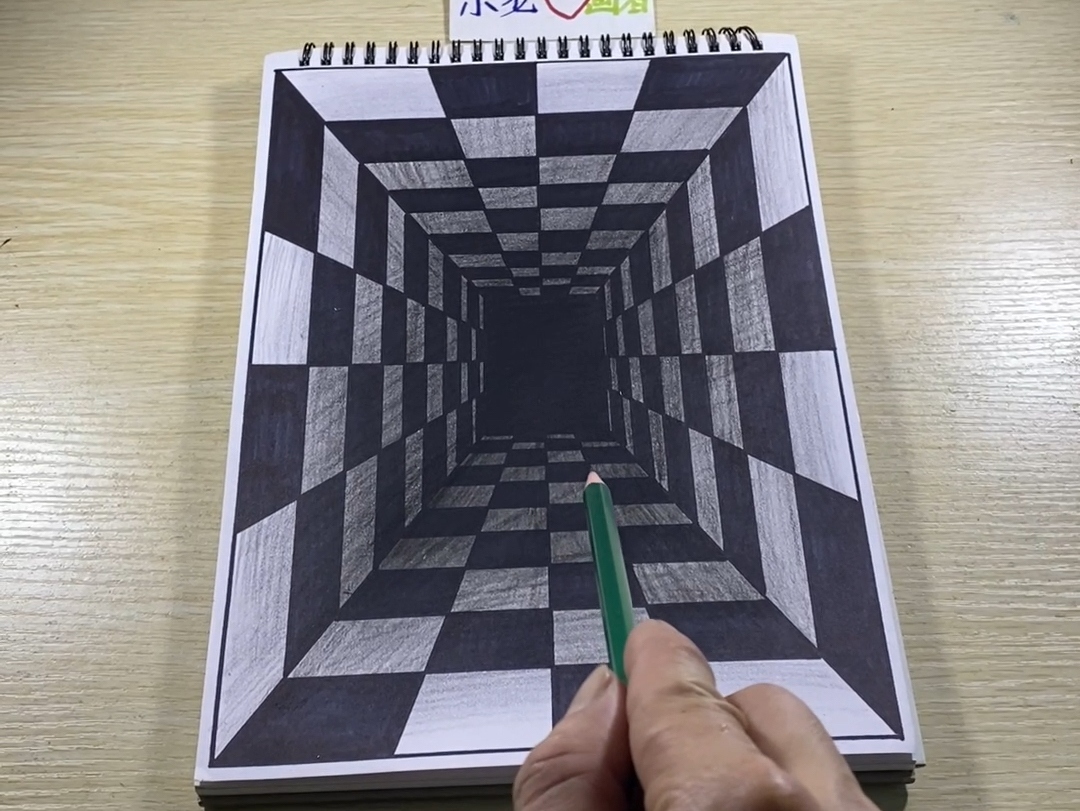 黑白空间画