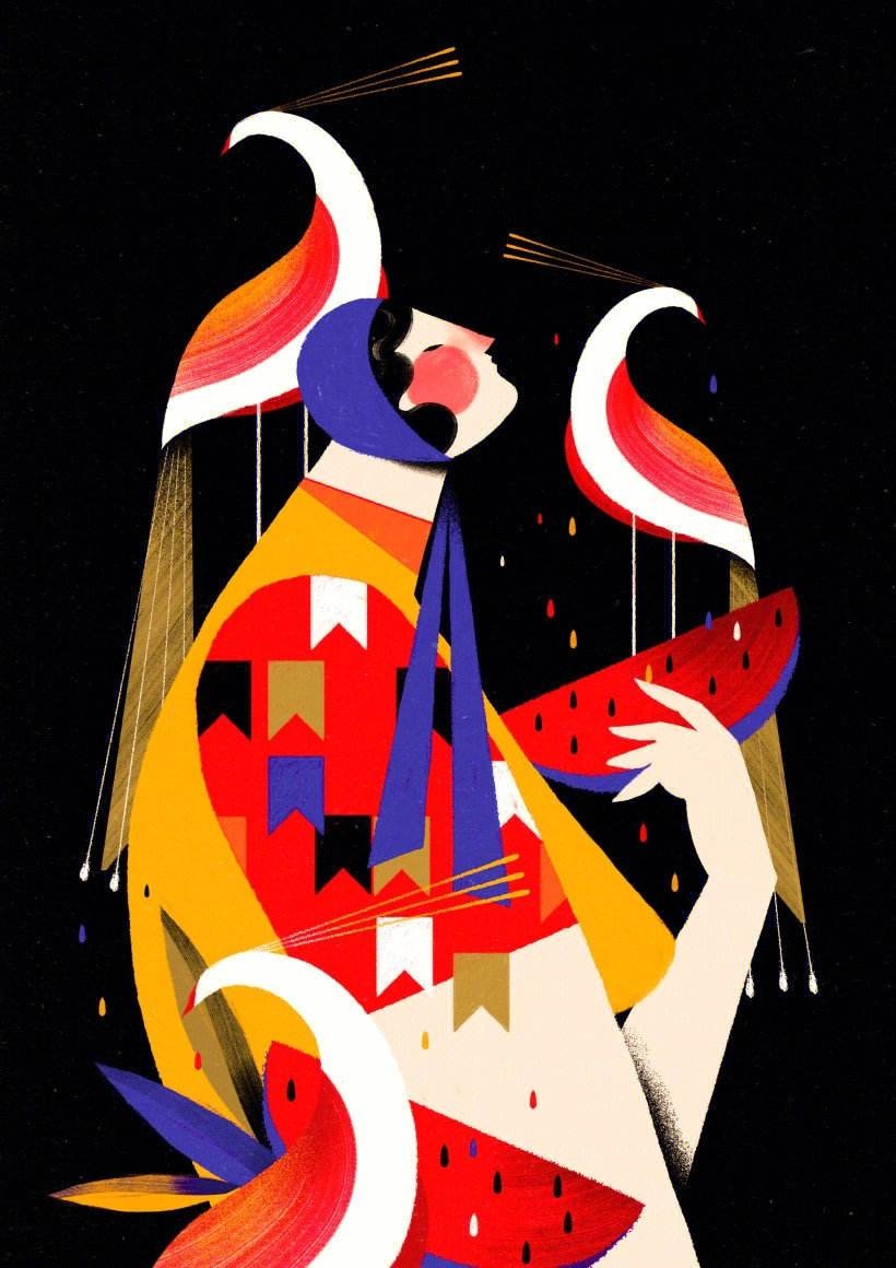 优秀插画作品分析图文
