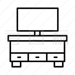 电视柜儿童简笔画