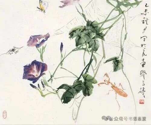 王雪涛笔下的牵牛花 王雪涛牵牛花绘画作品