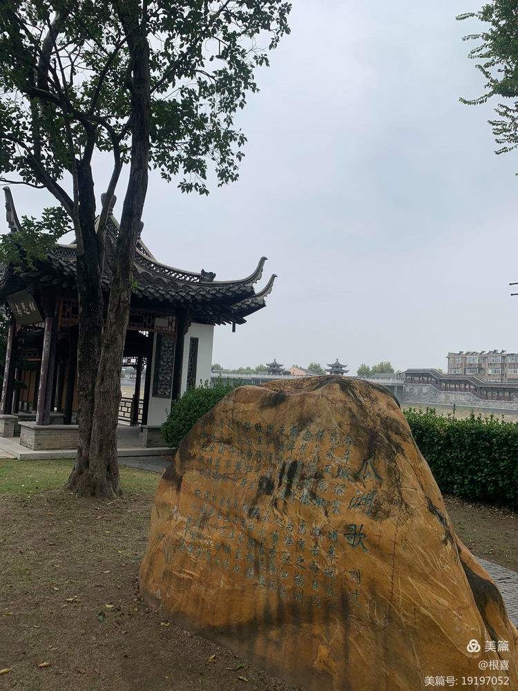 瓜洲古渡公园三个片区