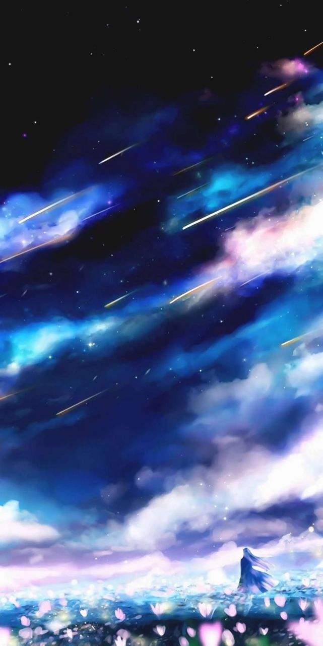 唯美动漫壁纸星空