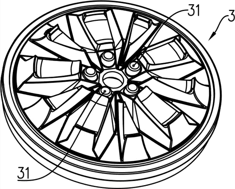 轮毂结构图